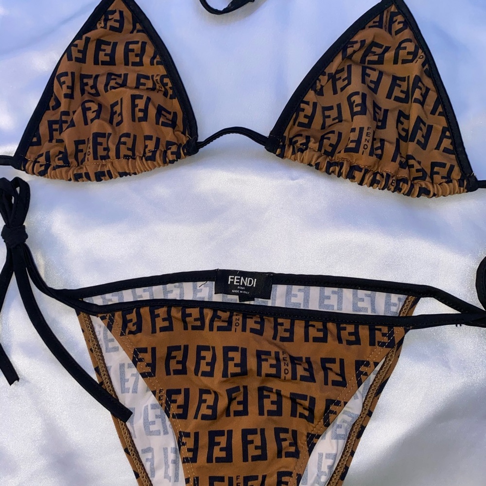 Fendi print swimsuit